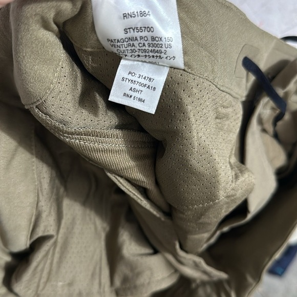 Patagonia Men's Crestview Pants Regular NWOT Size 35 x 32 - Picture 6 of 8